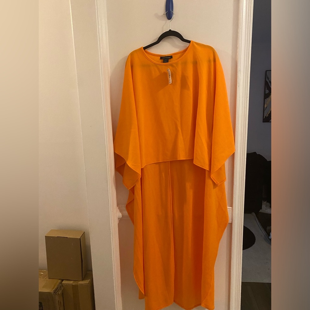 Ashley Stewart Bright Orange Top